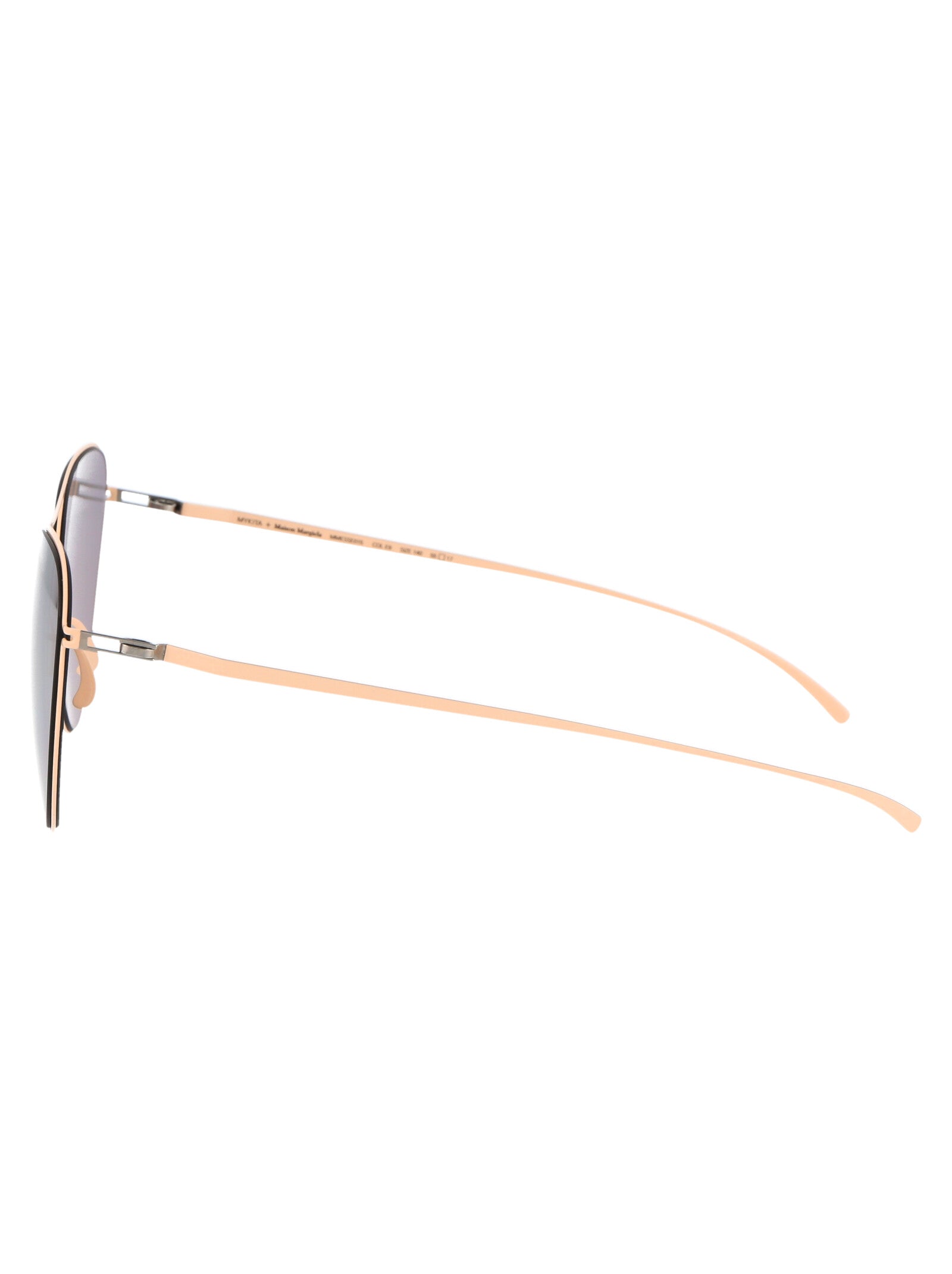 Mmesse015 221 E9 Nude Warm Grey Flash Metal Sunglasses