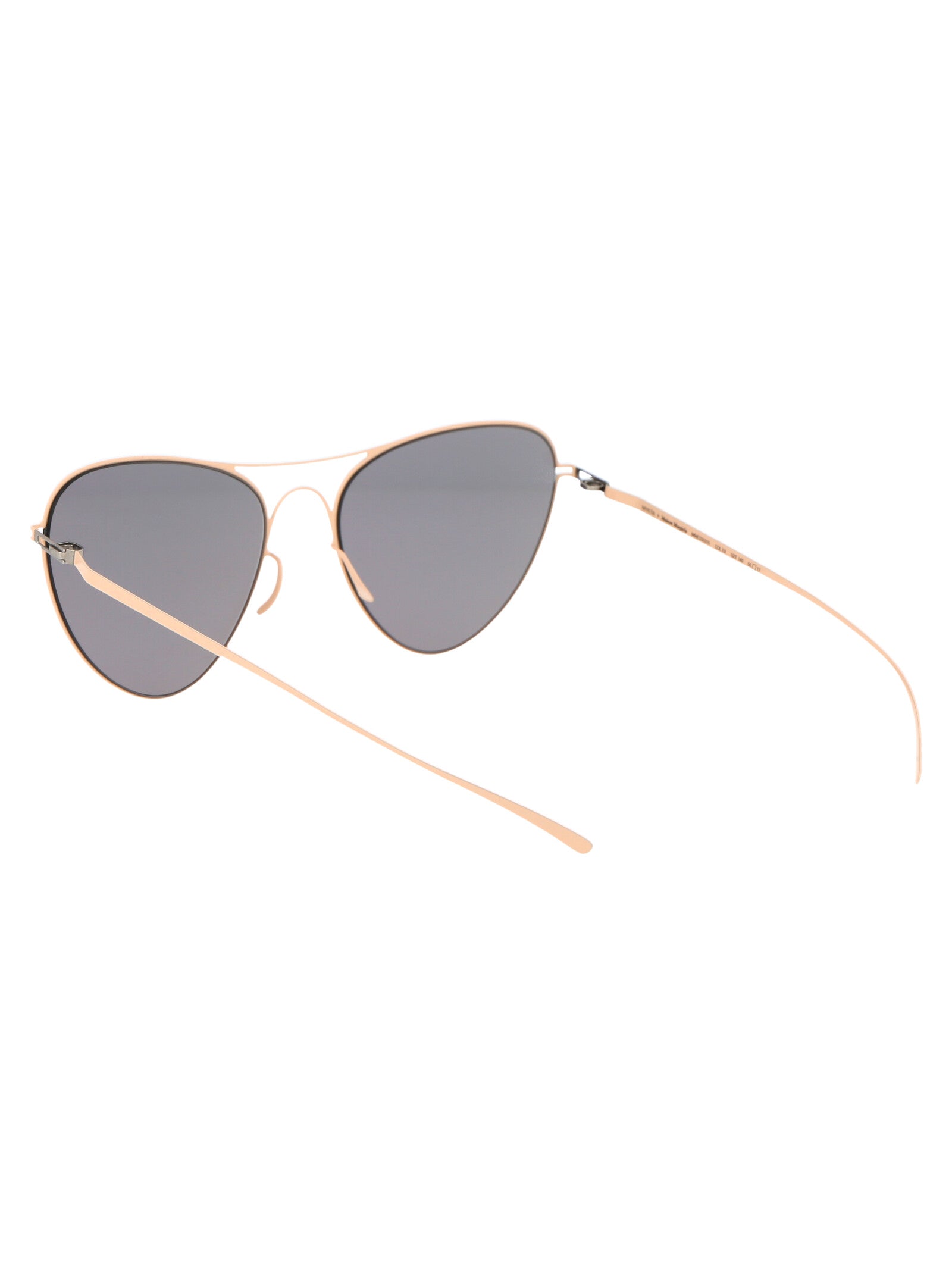Mmesse015 221 E9 Nude Warm Grey Flash Metal Sunglasses