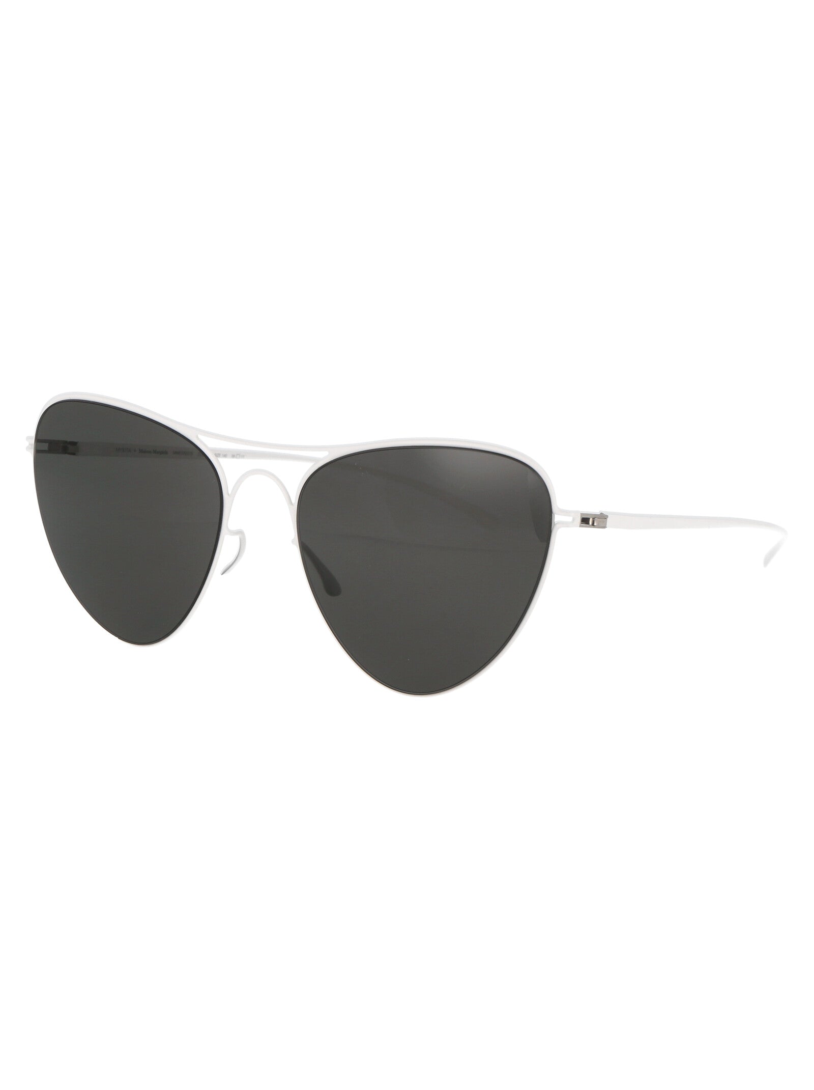 Mmesse015 221 E9 Nude Warm Grey Flash Metal Sunglasses