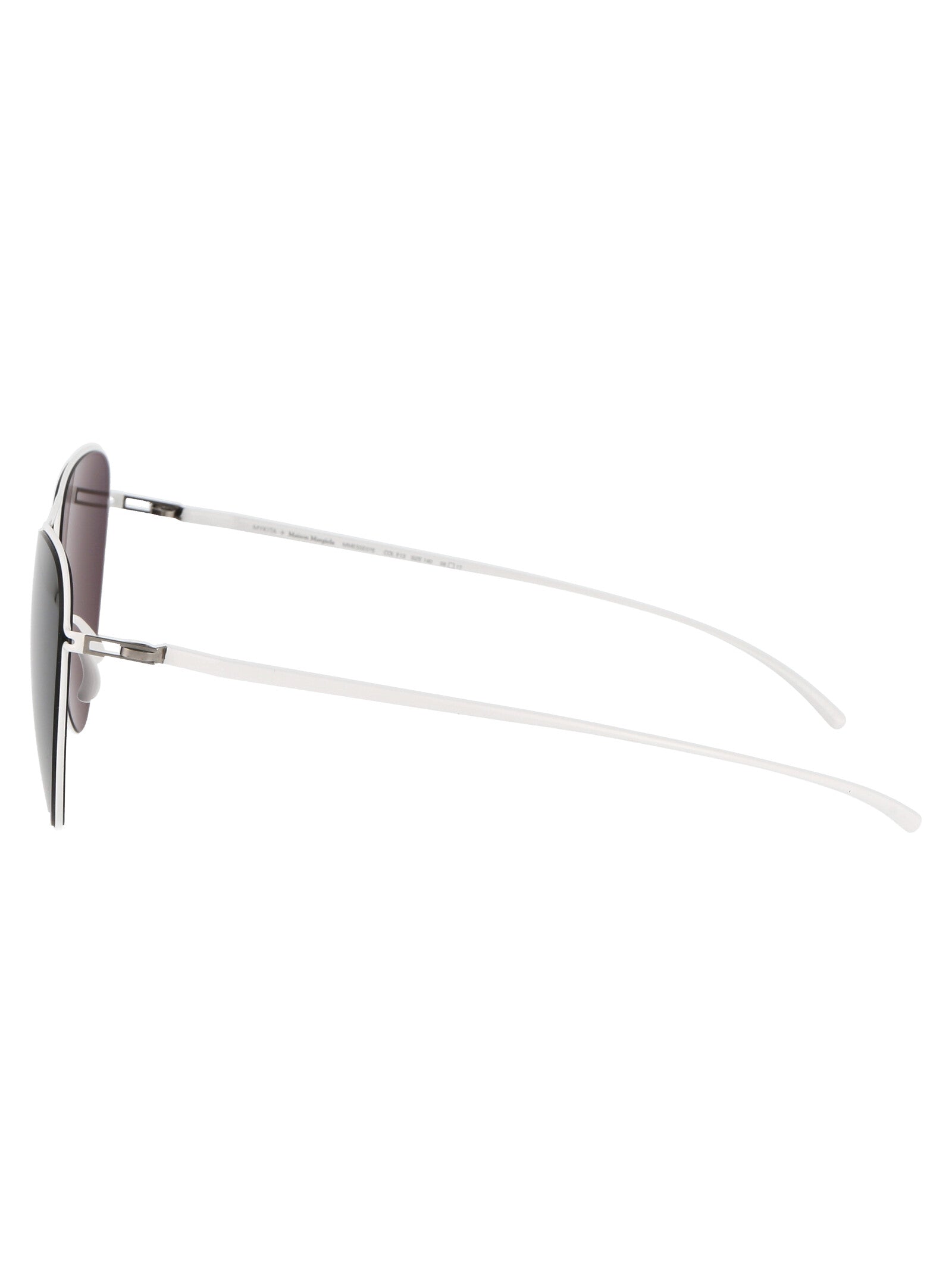 Mmesse015 221 E9 Nude Warm Grey Flash Metal Sunglasses