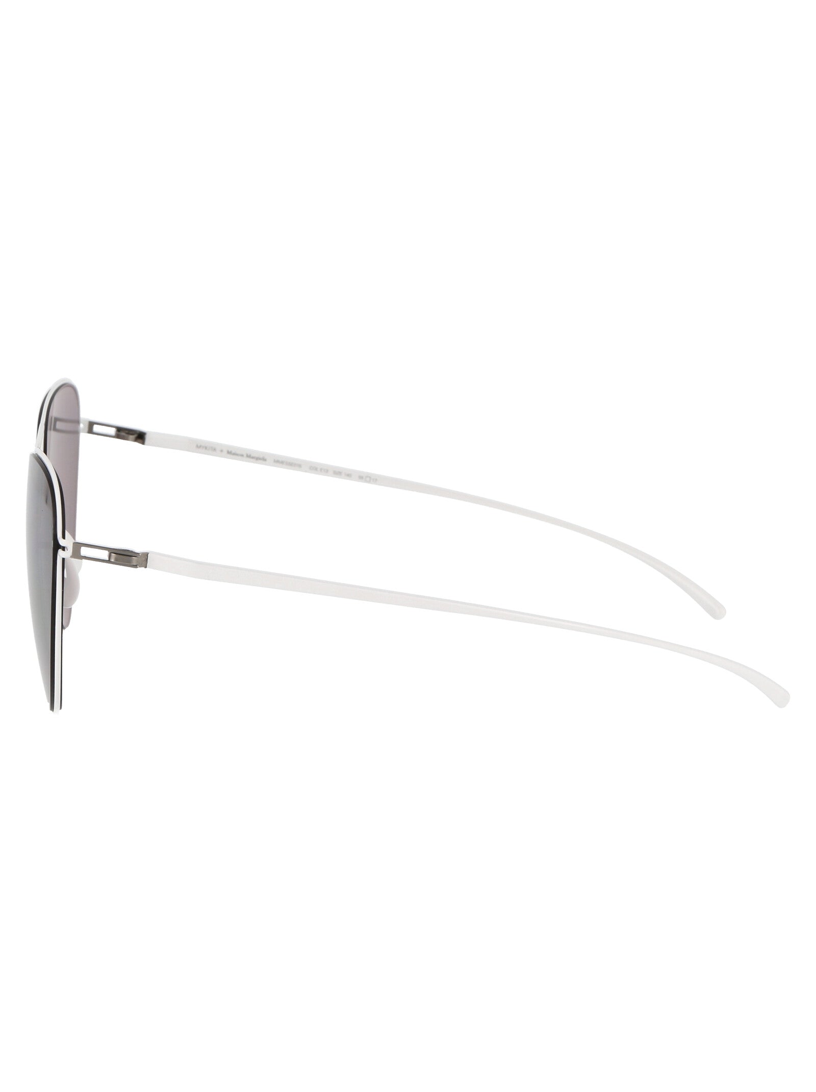 Mmesse015 221 E9 Nude Warm Grey Flash Metal Sunglasses