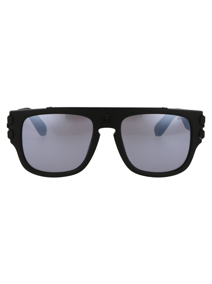 Spp011w 703m Black Titanium Sunglasses