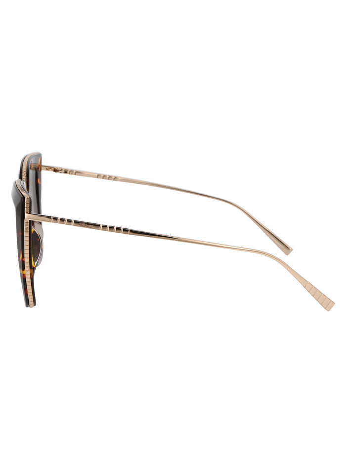 Sch319m 0745 Brown Titanium Sunglasses