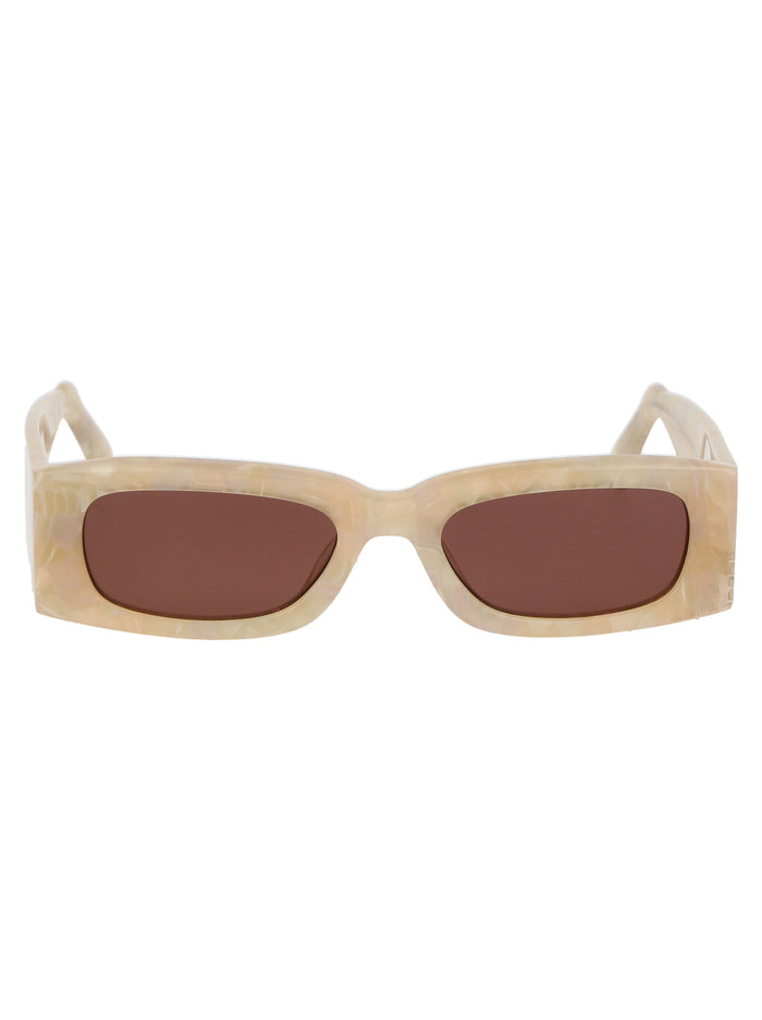 Gd0020 25s Avorio/bordeaux Acetate Sunglasses