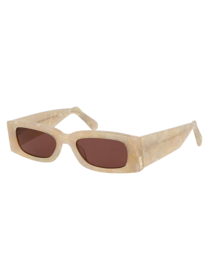 Gd0020 25s Avorio/bordeaux Acetate Sunglasses