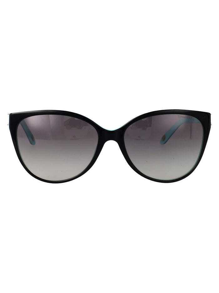 80553c Black On Tiffany Blue Acetate Sunglasses