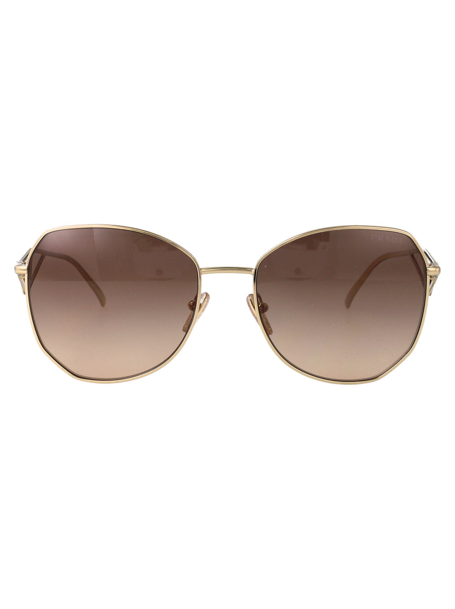 Sunglasses 0pr 57ys Pale Gold Steel