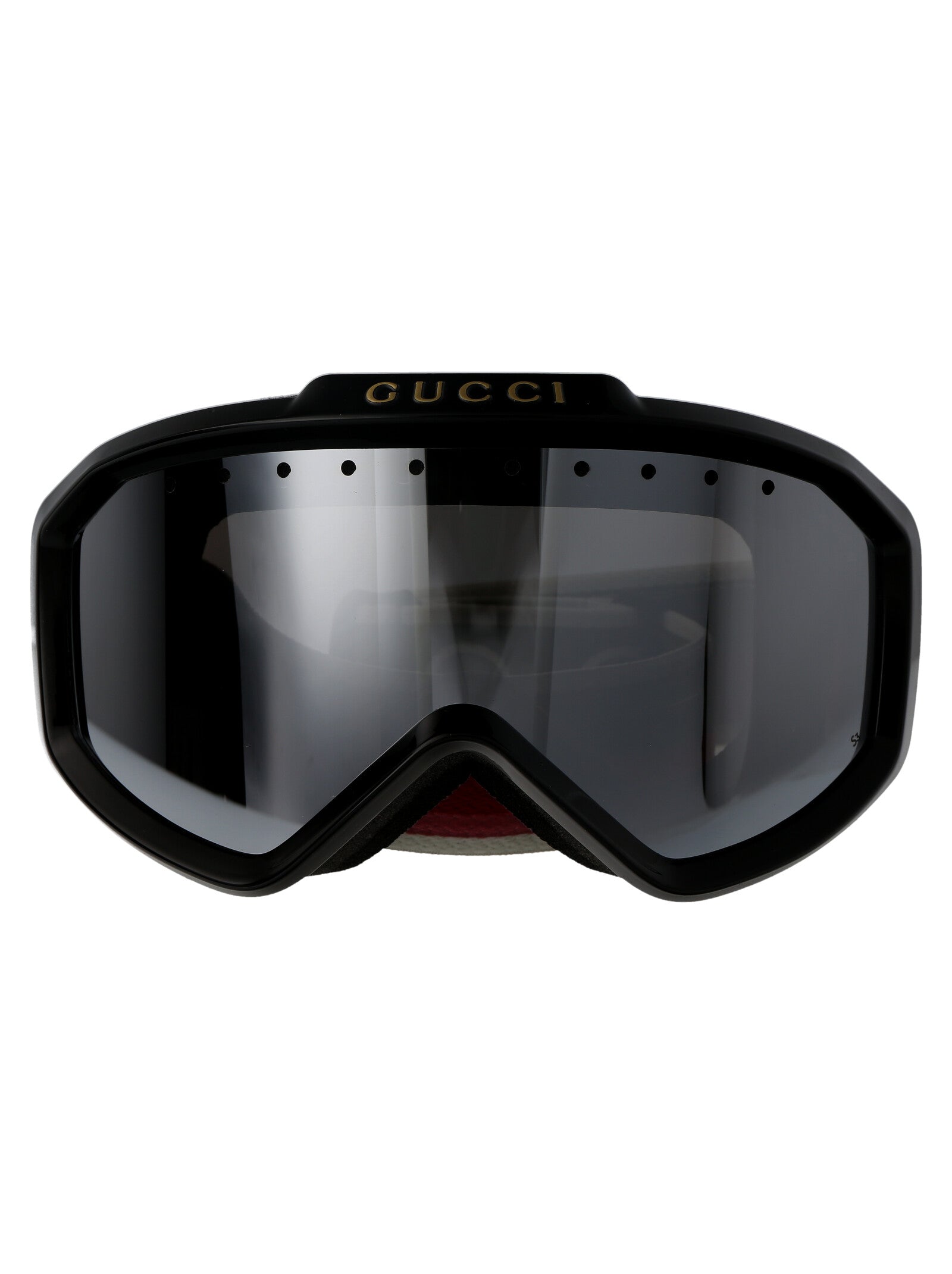 Gg1210s 001 Black-green-silver Injected Sunglasses