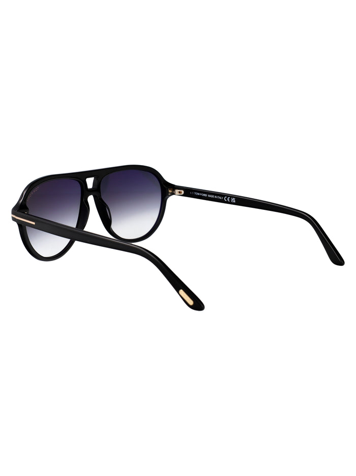 Nero Lucido / Fumo Grad Acetate Sunglasses