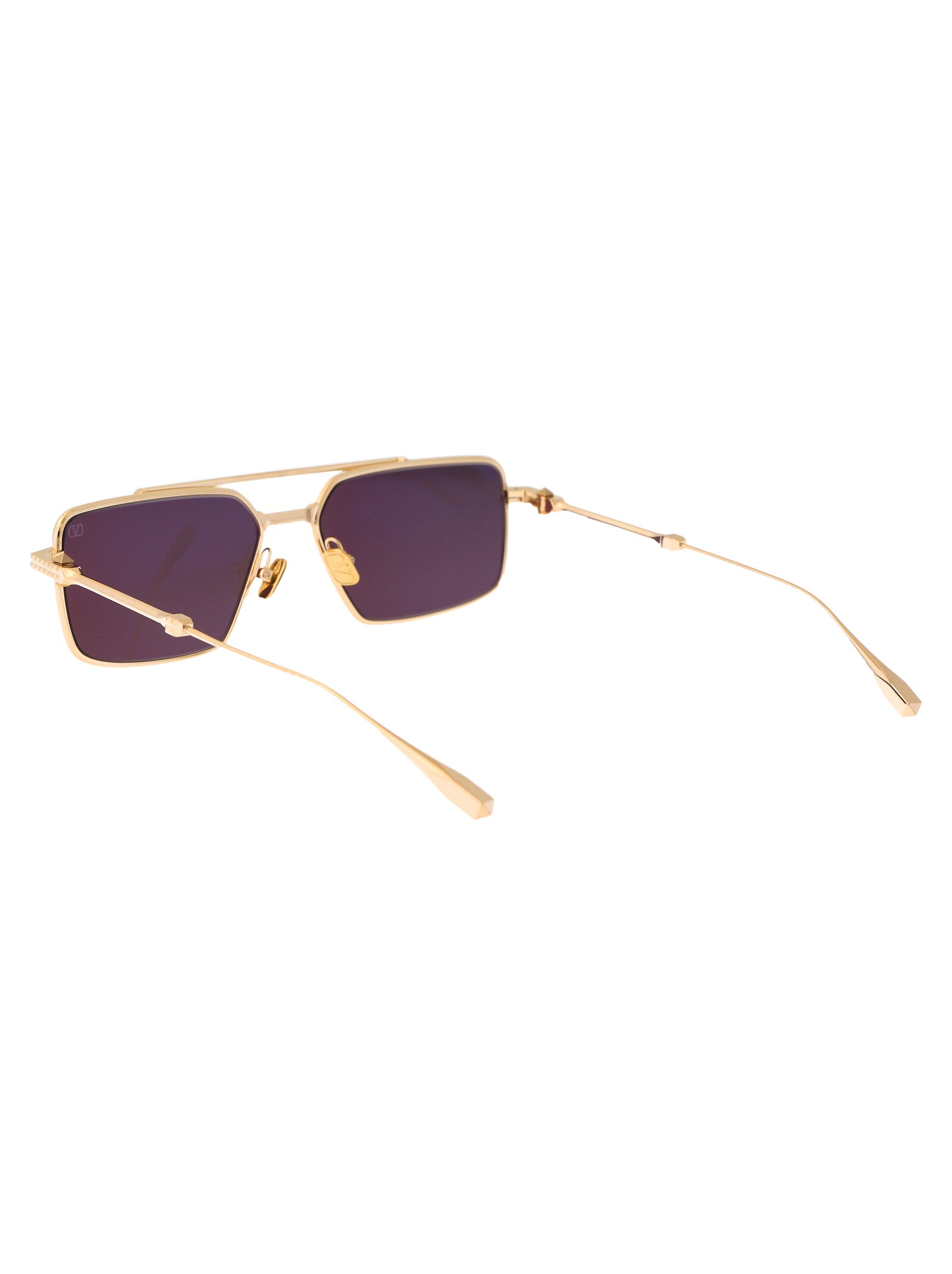 Vls-111b-58 111b Gld - Brn Titanium Sunglasses