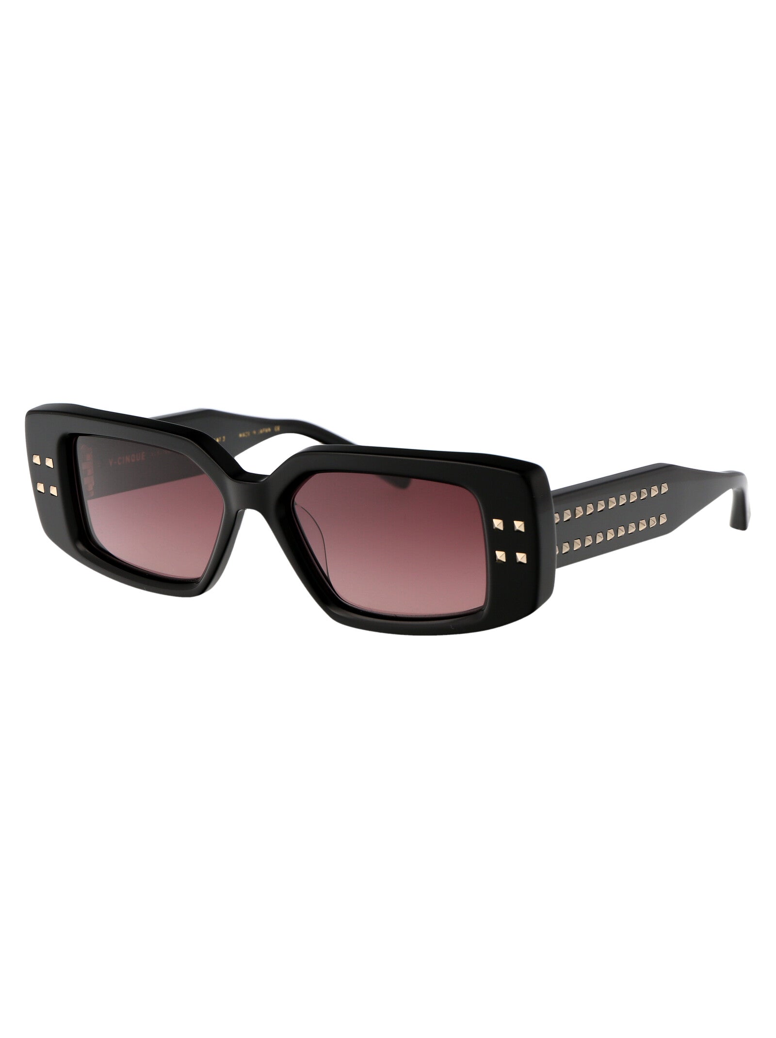 Vls-108a-53 108a Blk - Gld Acetate Sunglasses