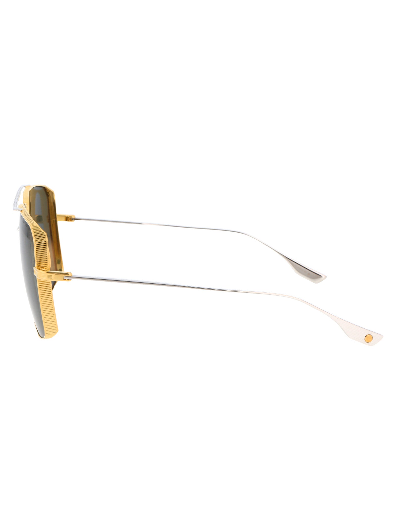 Dubsystem Yellow Gold - Silver Metal Sunglasses