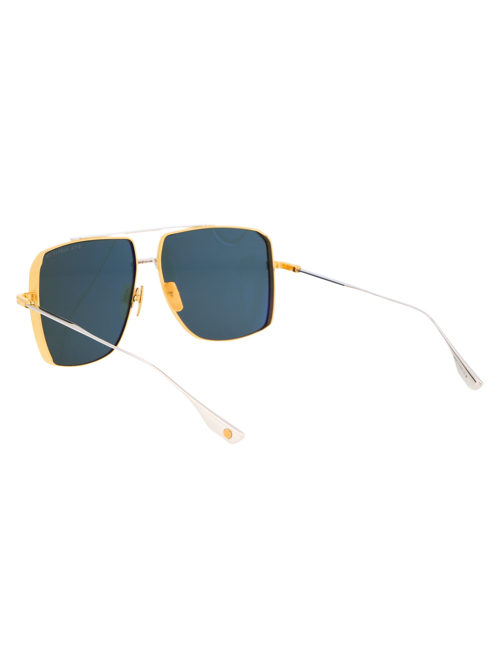 Dubsystem Yellow Gold - Silver Metal Sunglasses