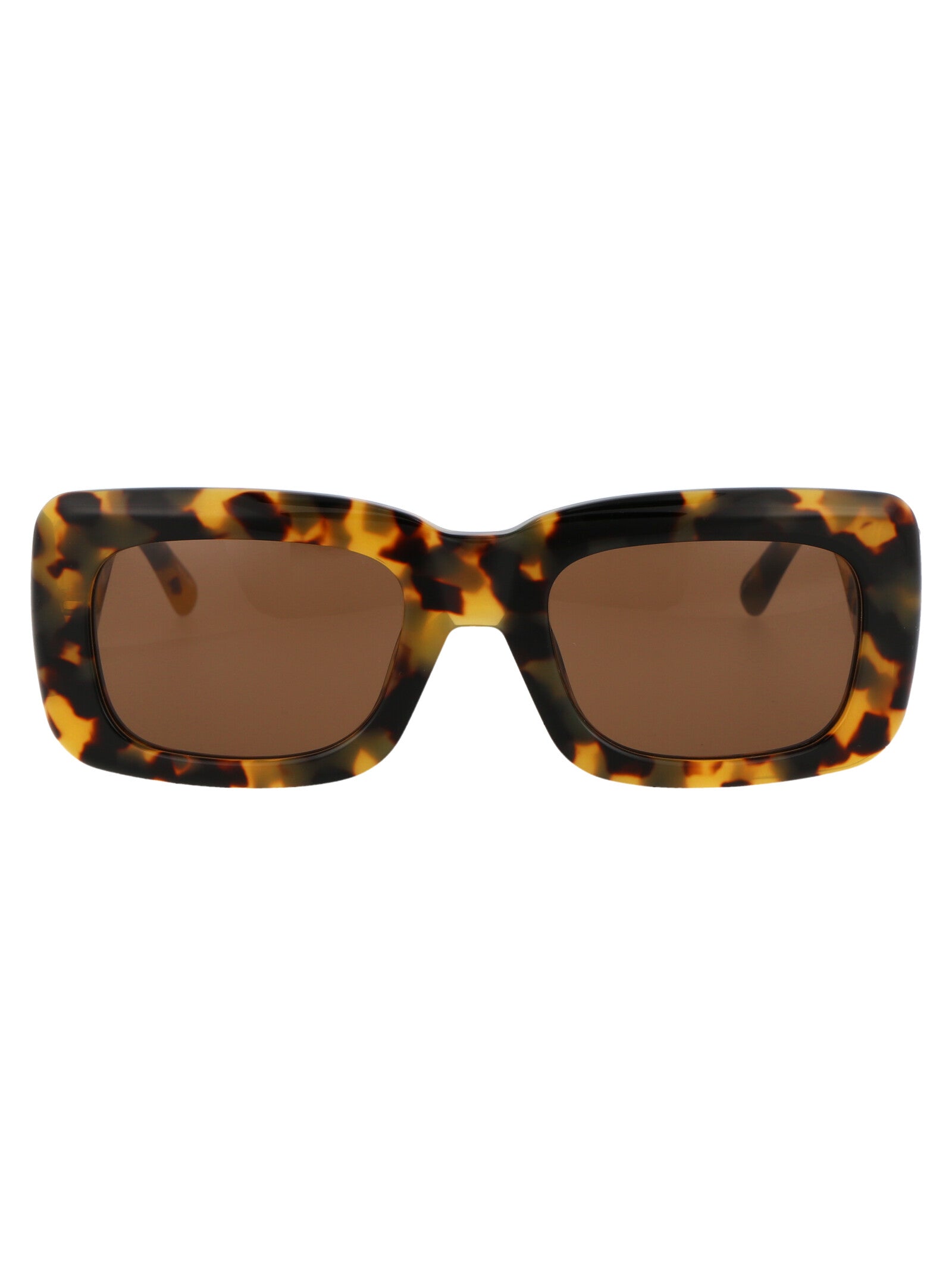 Marfa Black/yellowgold/grey Acetate Sunglasses