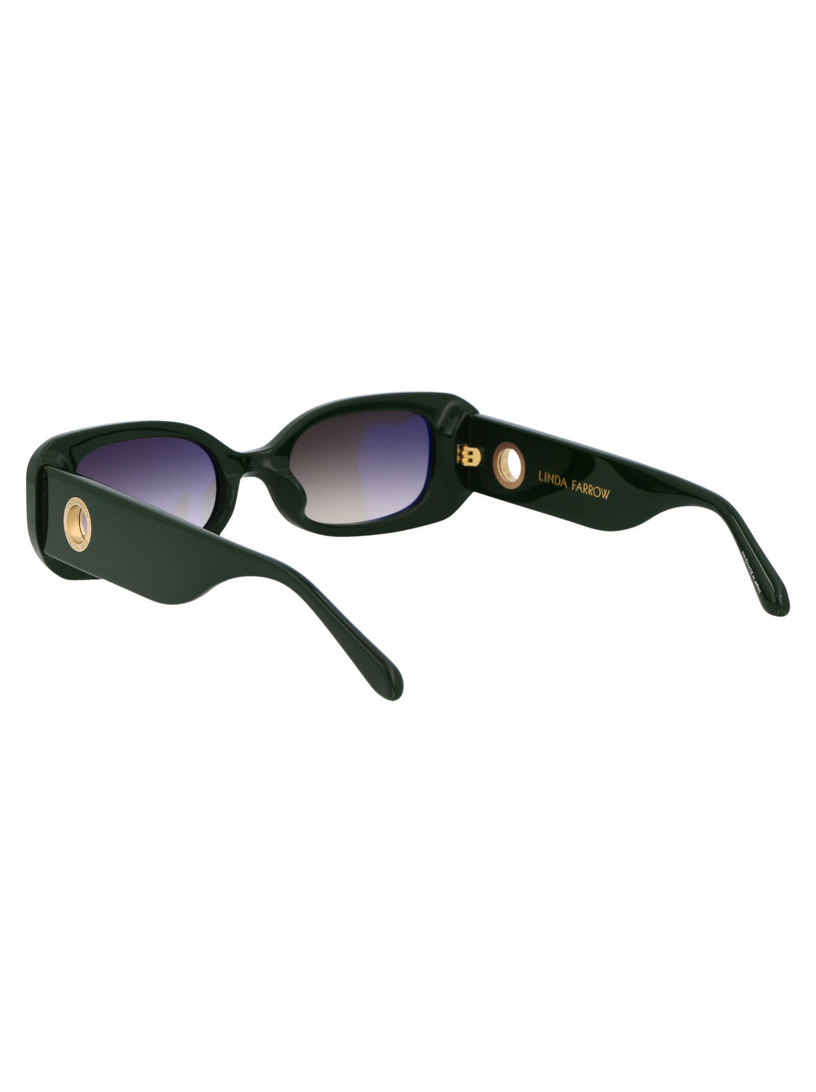 Lfl1117c7sun C7 Forestgreen/lightgold/greygrad Acetate Sunglasses