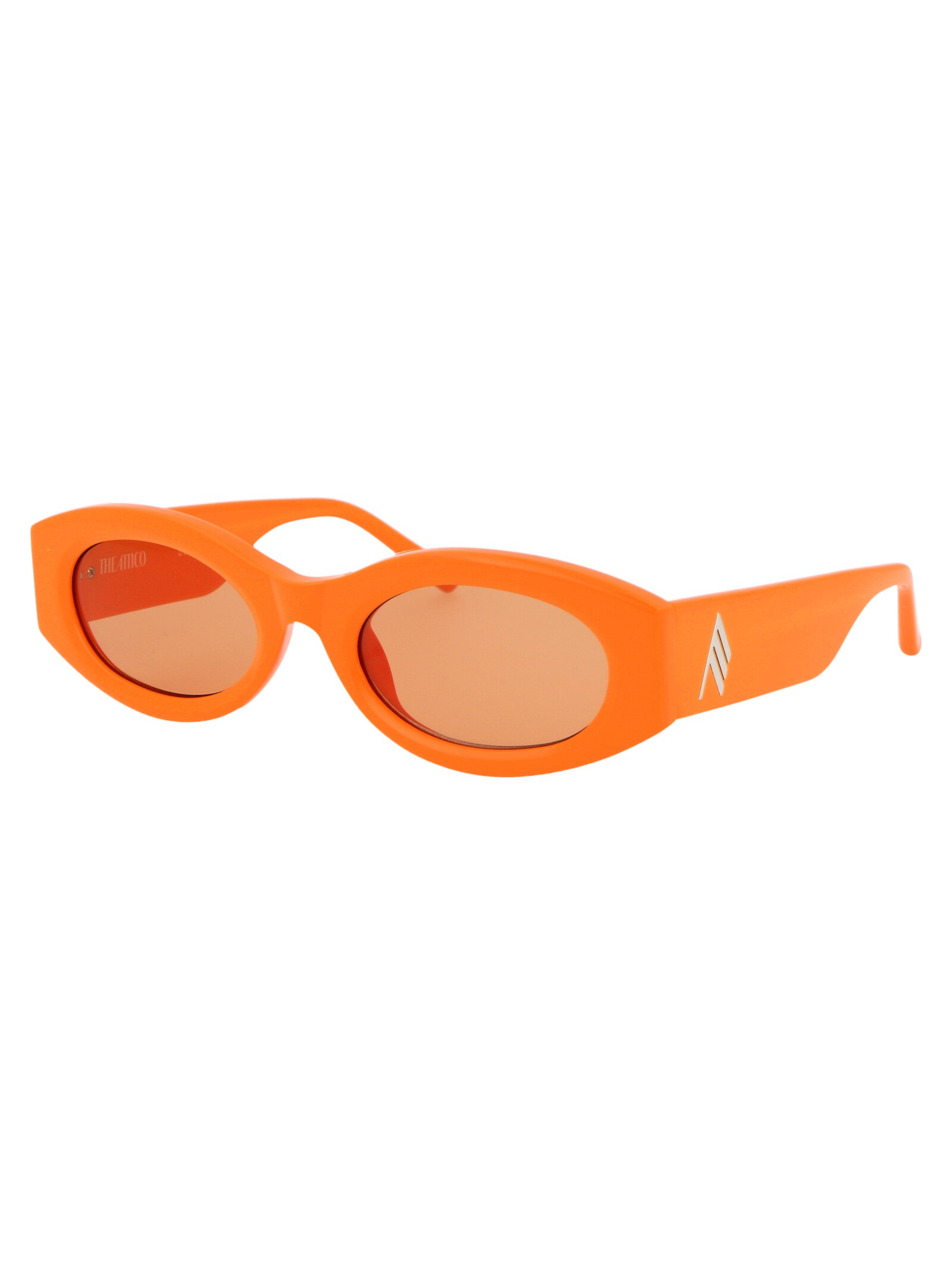 Attico38c2sun C2 Orange/silver/orange Acetate Sunglasses