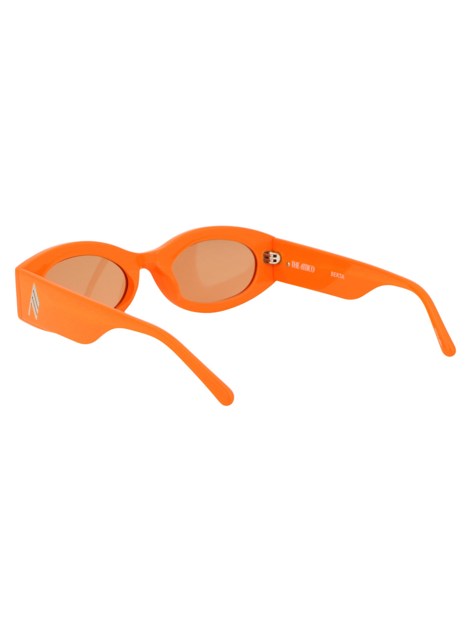 Attico38c2sun C2 Orange/silver/orange Acetate Sunglasses