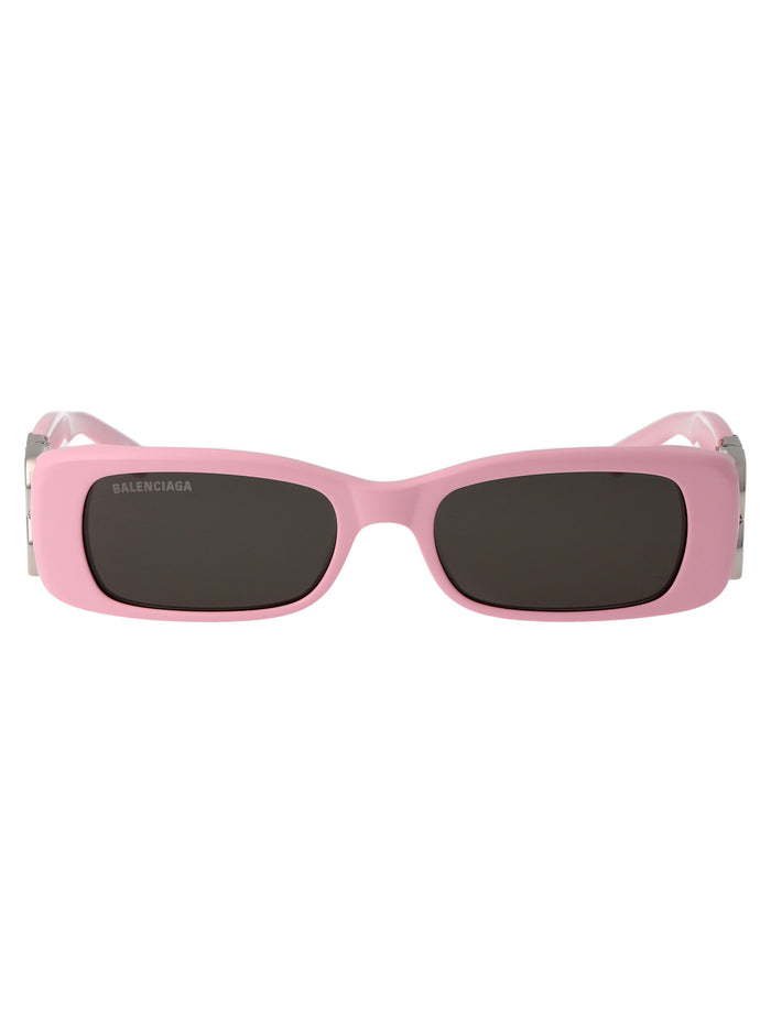 012 Pink Silver Grey Acetate Sunglasses
