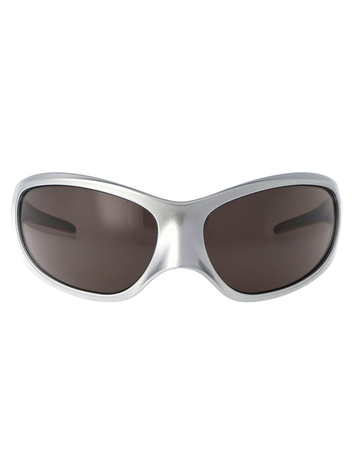 Bb0252s 005 Silver Grey Acetate Sunglasses