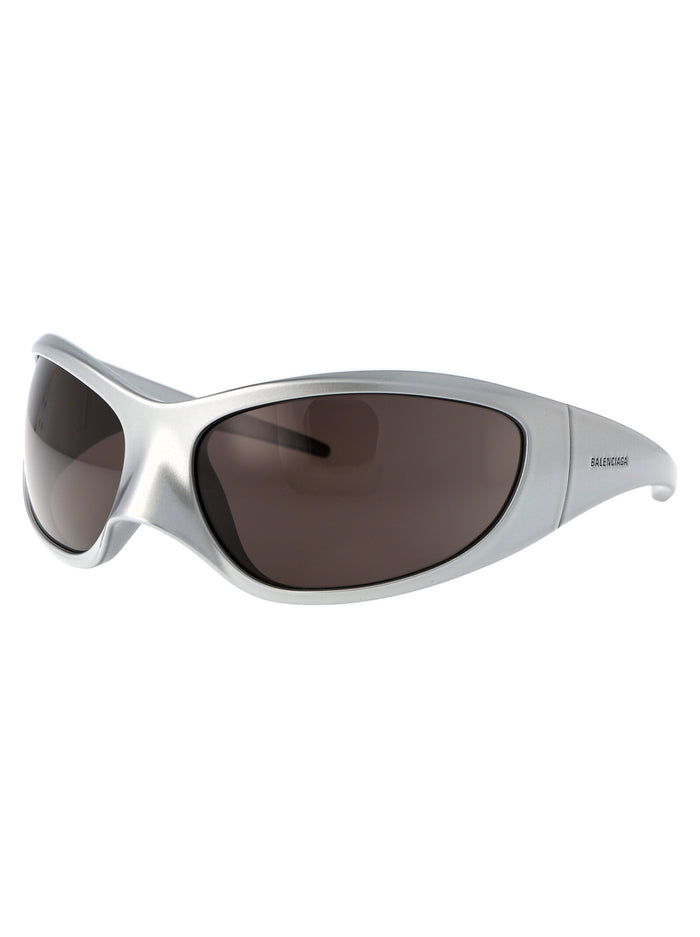 Bb0252s 005 Silver Grey Acetate Sunglasses
