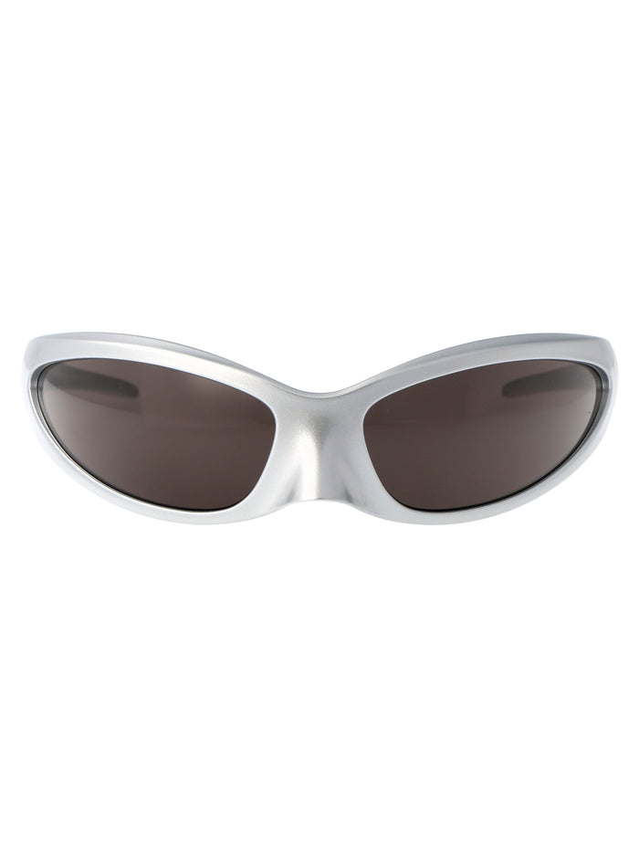 Bb0251s 005 Silver Grey Acetate Sunglasses