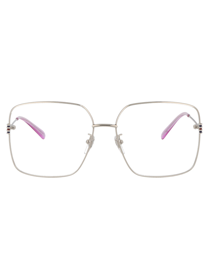 Gg1284oa 002 Silver Transparent Acetate Optical