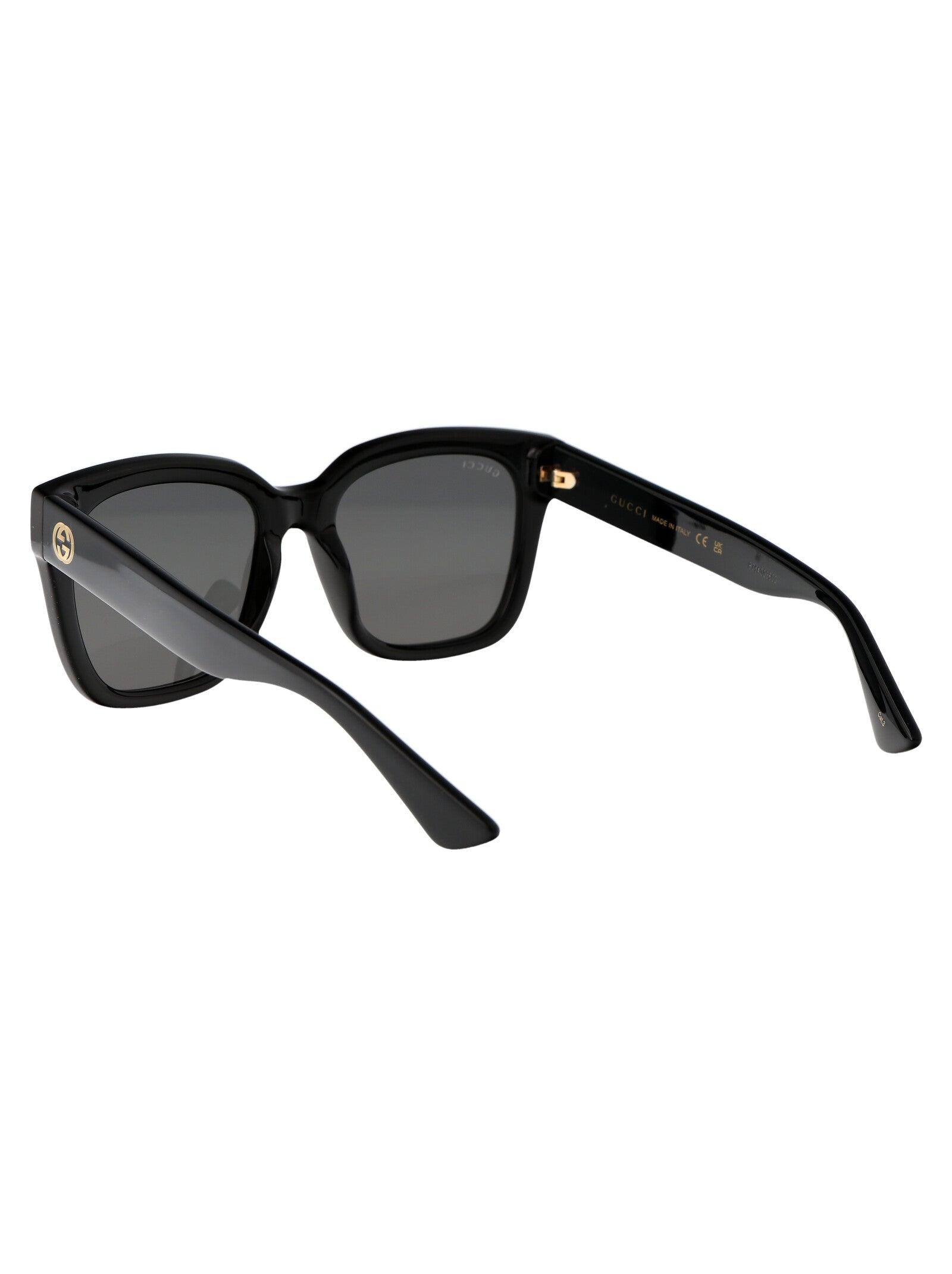 Gg1338s 001 Black Smoke Acetate Sunglasses