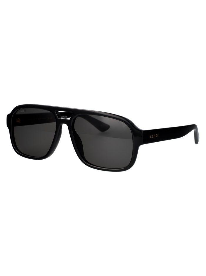 001 Black Smoke Acetate Sunglasses