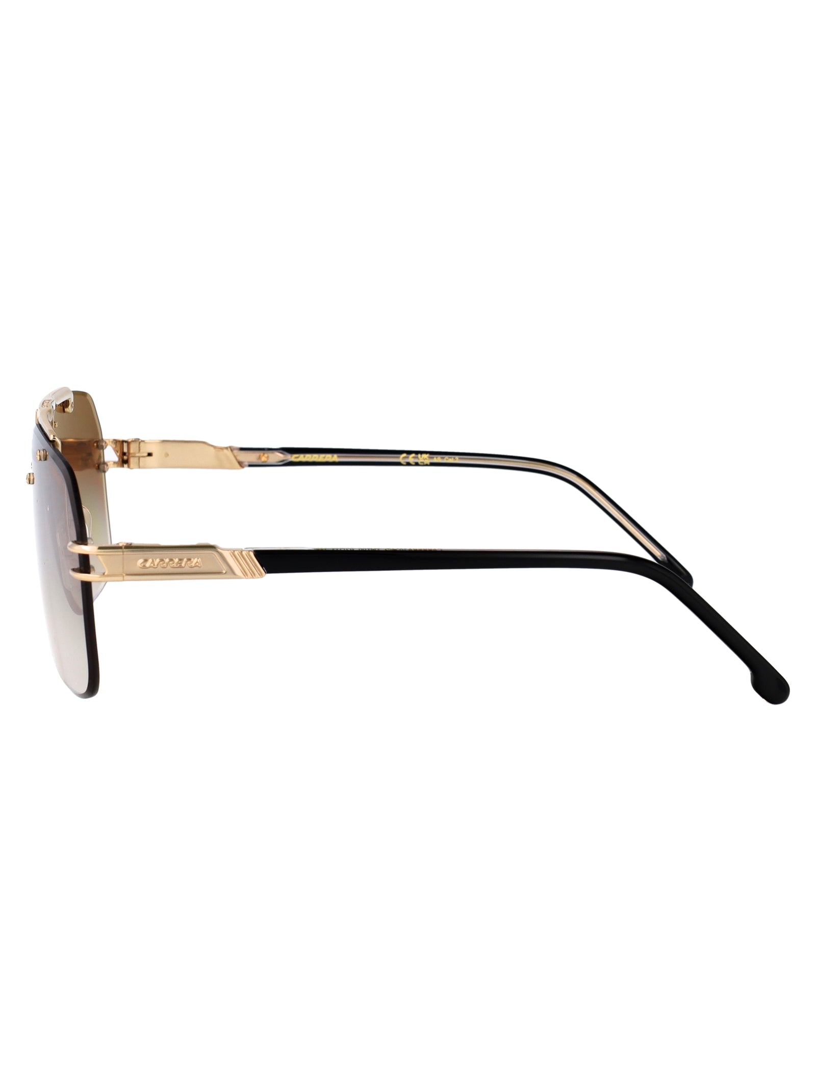 Carrera 1054-S Black Gold Metal Sunglasses