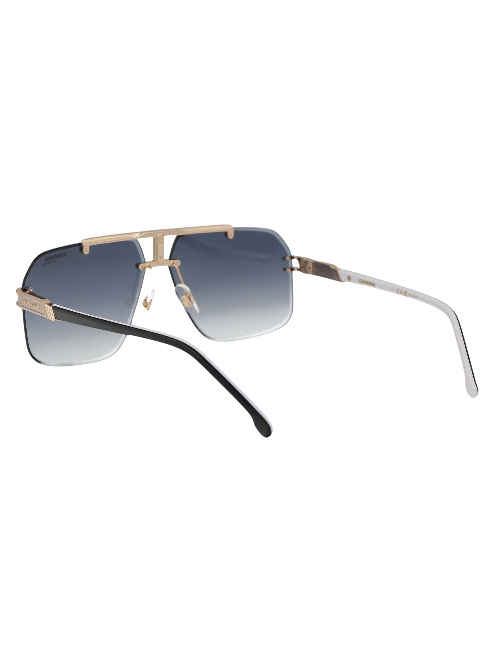 Carrera 1054-S Black Gold Metal Sunglasses