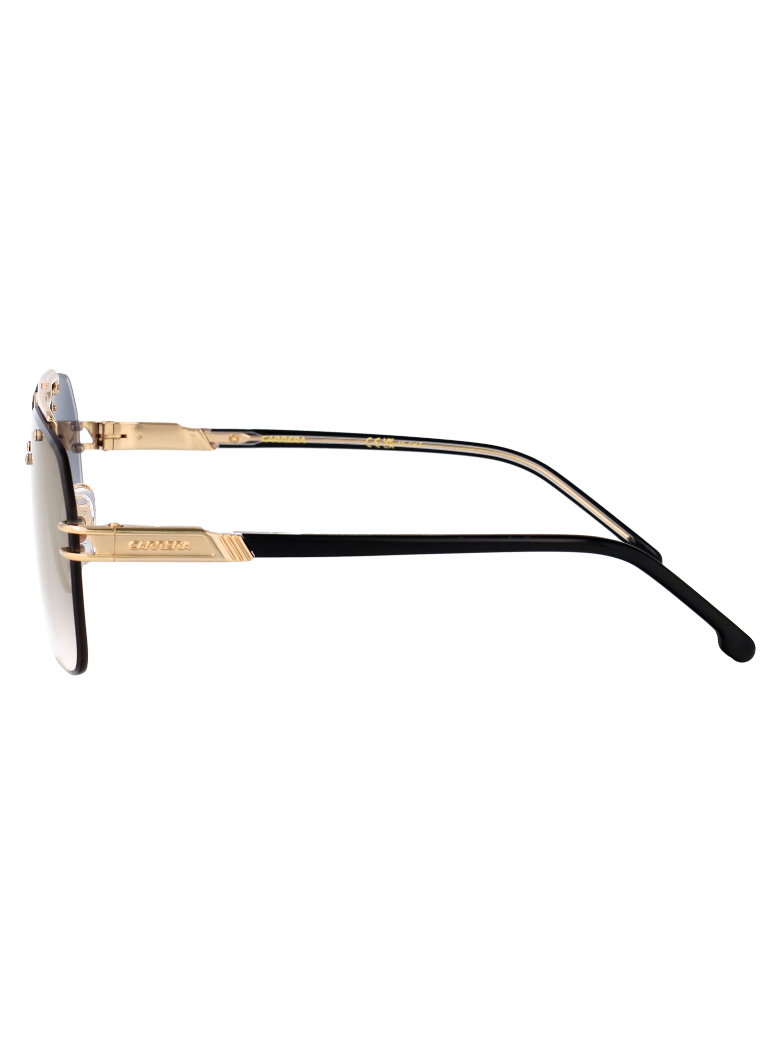 Carrera 1054-S Black Gold Metal Sunglasses
