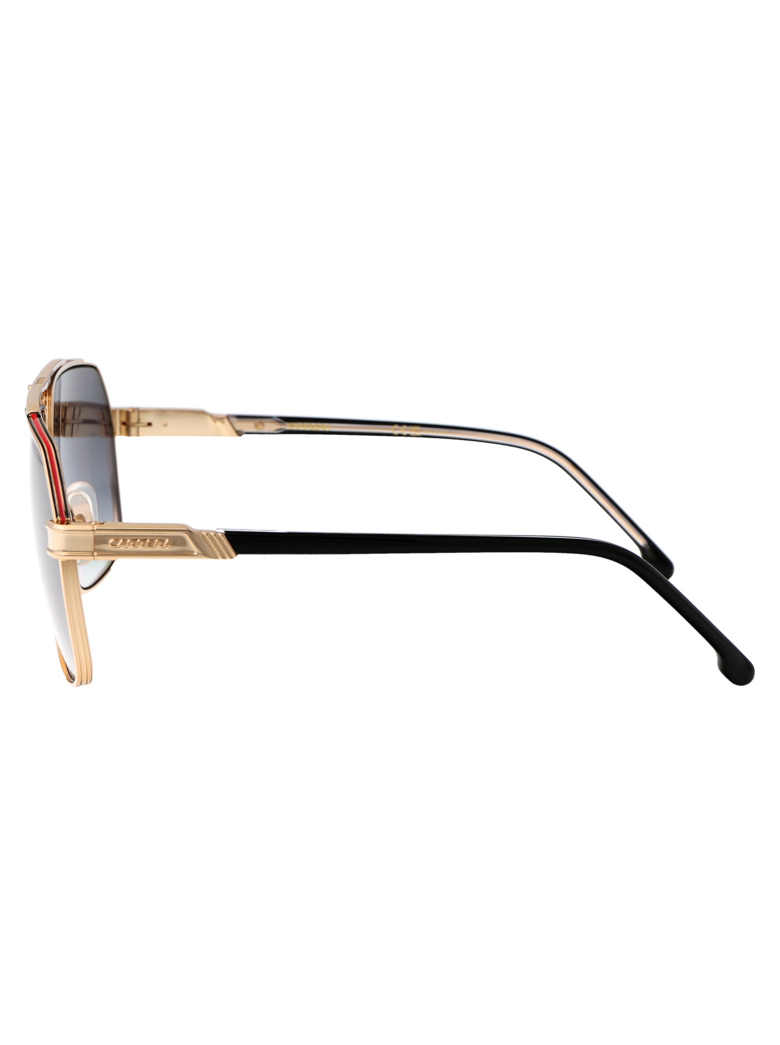 Carrera 1055-S Gold Striped Red Metal Sunglasses