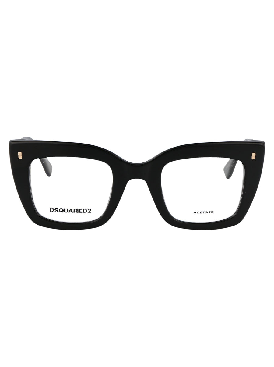 Sunglasses D20099 Black Acetate Glasses & Frames