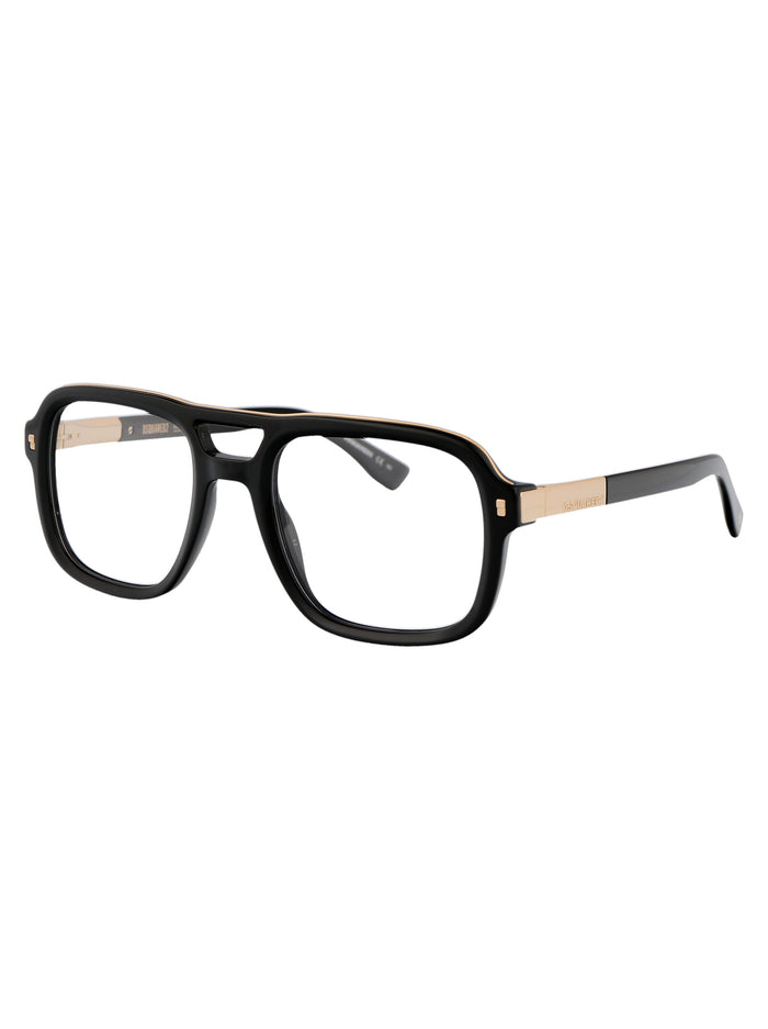 D2 0087 Black Gold Acetate Optical