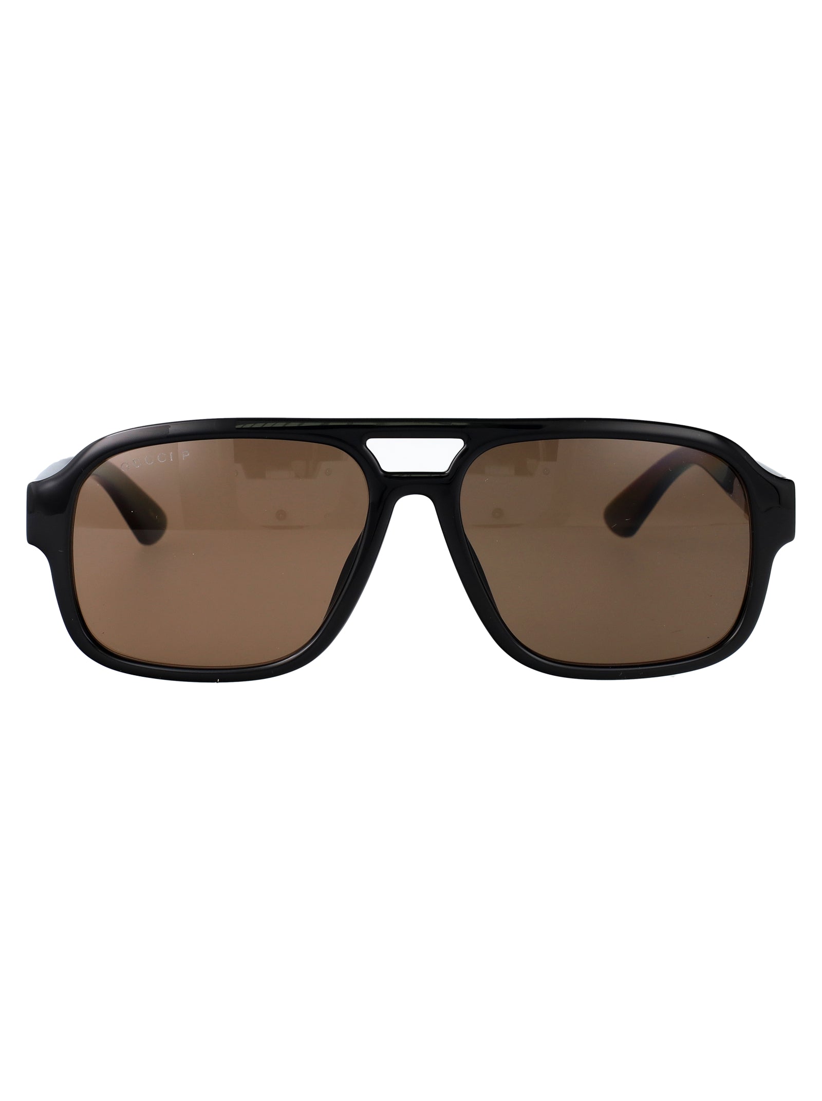 Gg1342s 002 Black Brown Acetate Sunglasses