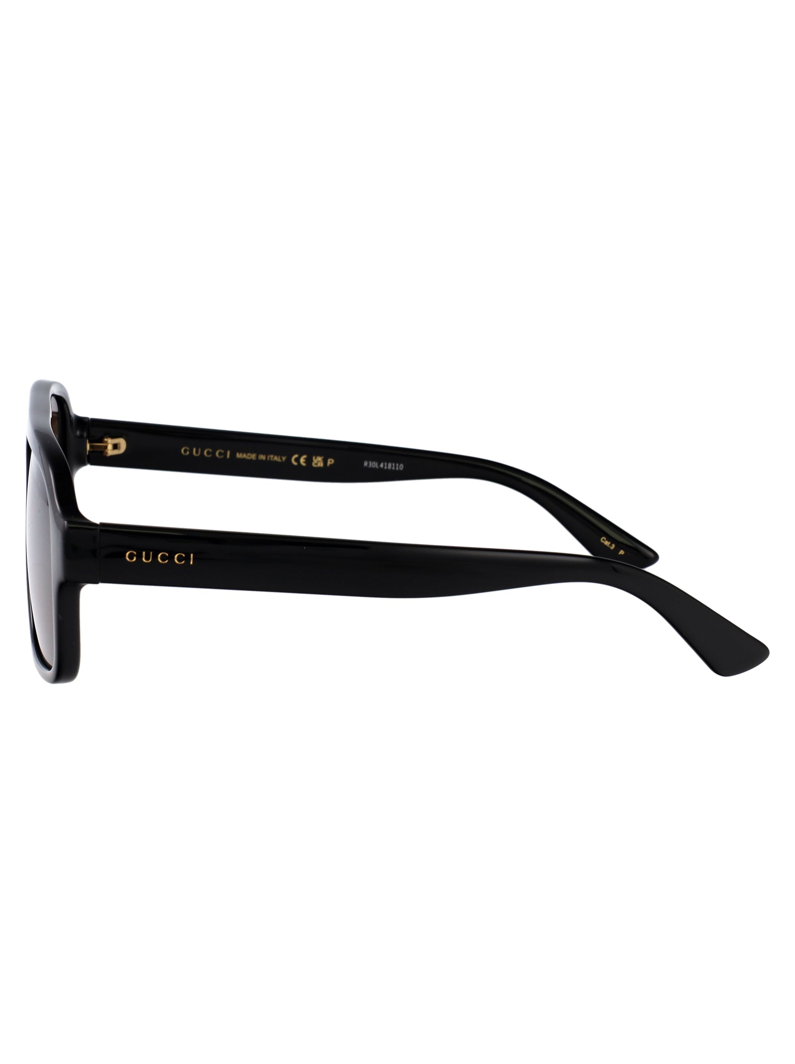 Gg1342s 002 Black Brown Acetate Sunglasses