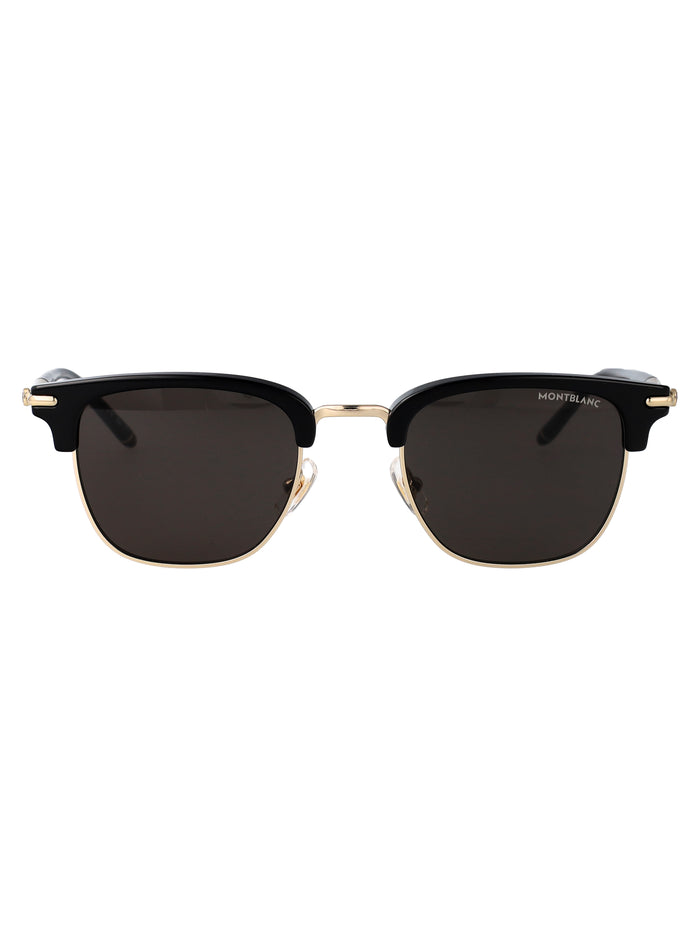 Mb0242s 001 Black Grey Metal Sunglasses