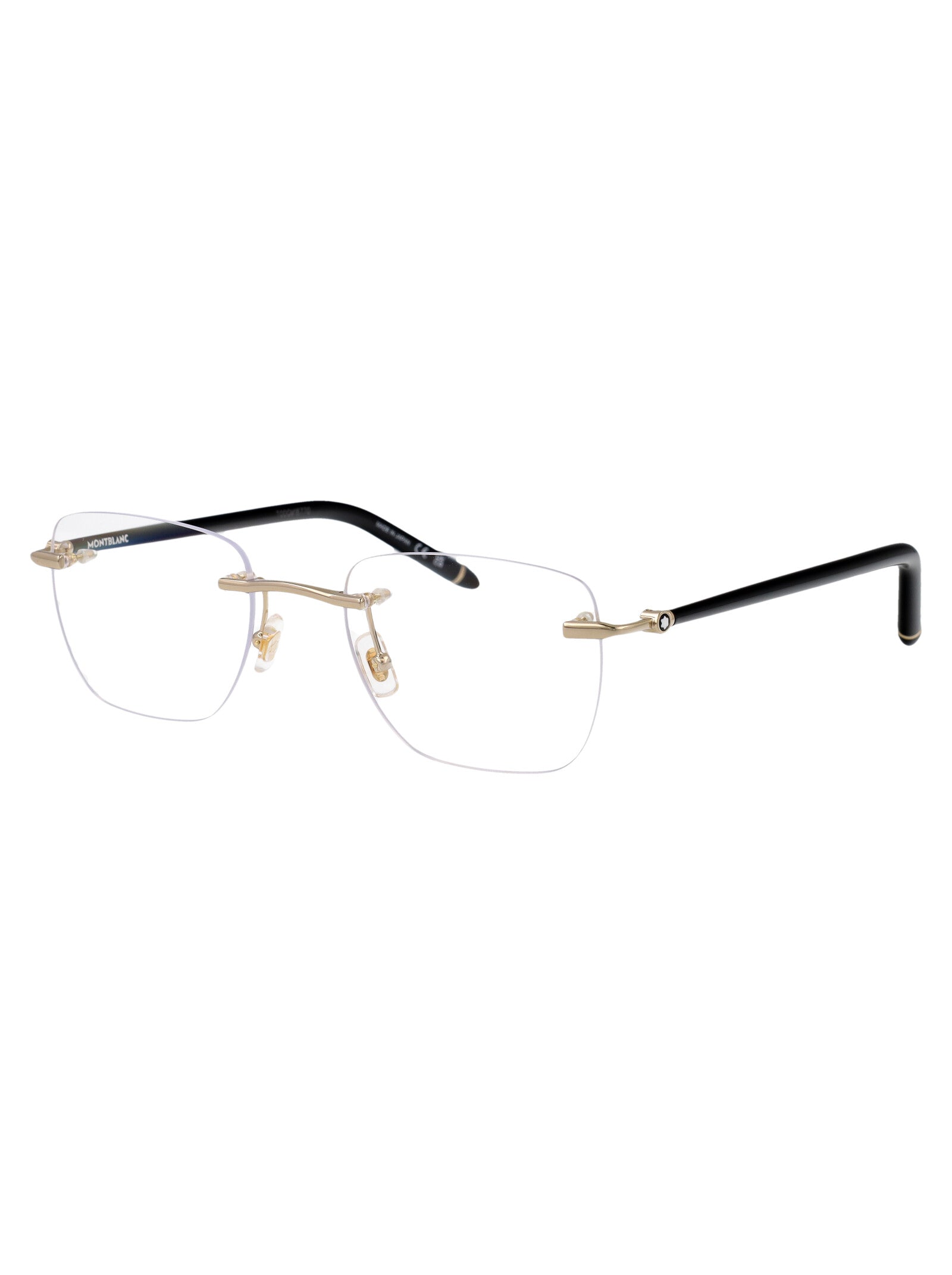 Mb0274o 001 Gold Black Transparent Acetate Optical