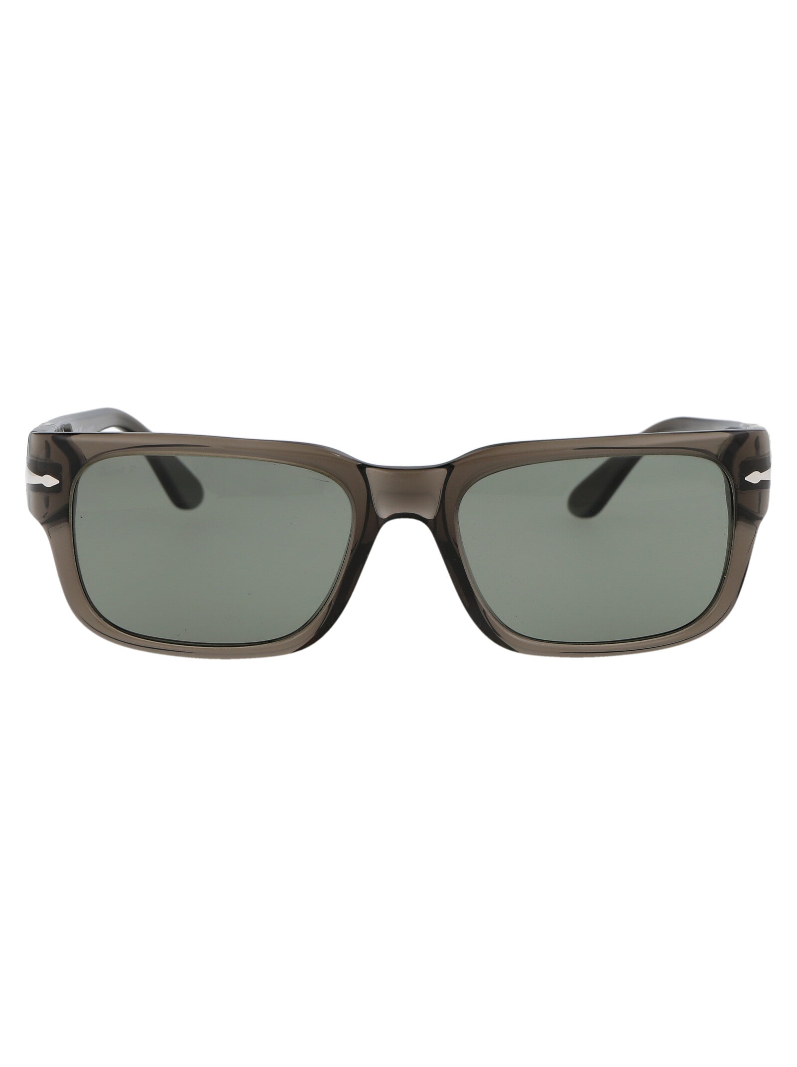0po3315s 110358 Transparent Taupe Gray Acetate Sunglasses