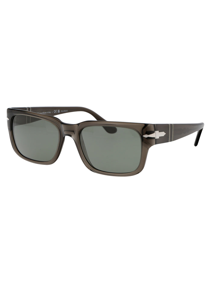 0po3315s 110358 Transparent Taupe Gray Acetate Sunglasses
