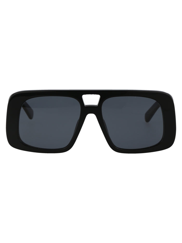 01b Shiny Black / Gradient Smoke Plastic Sunglasses