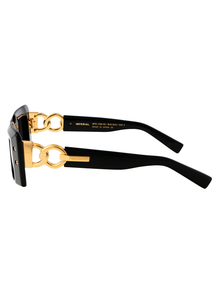 Bps-145a-53 145a Blk - Gld Acetate Sunglasses