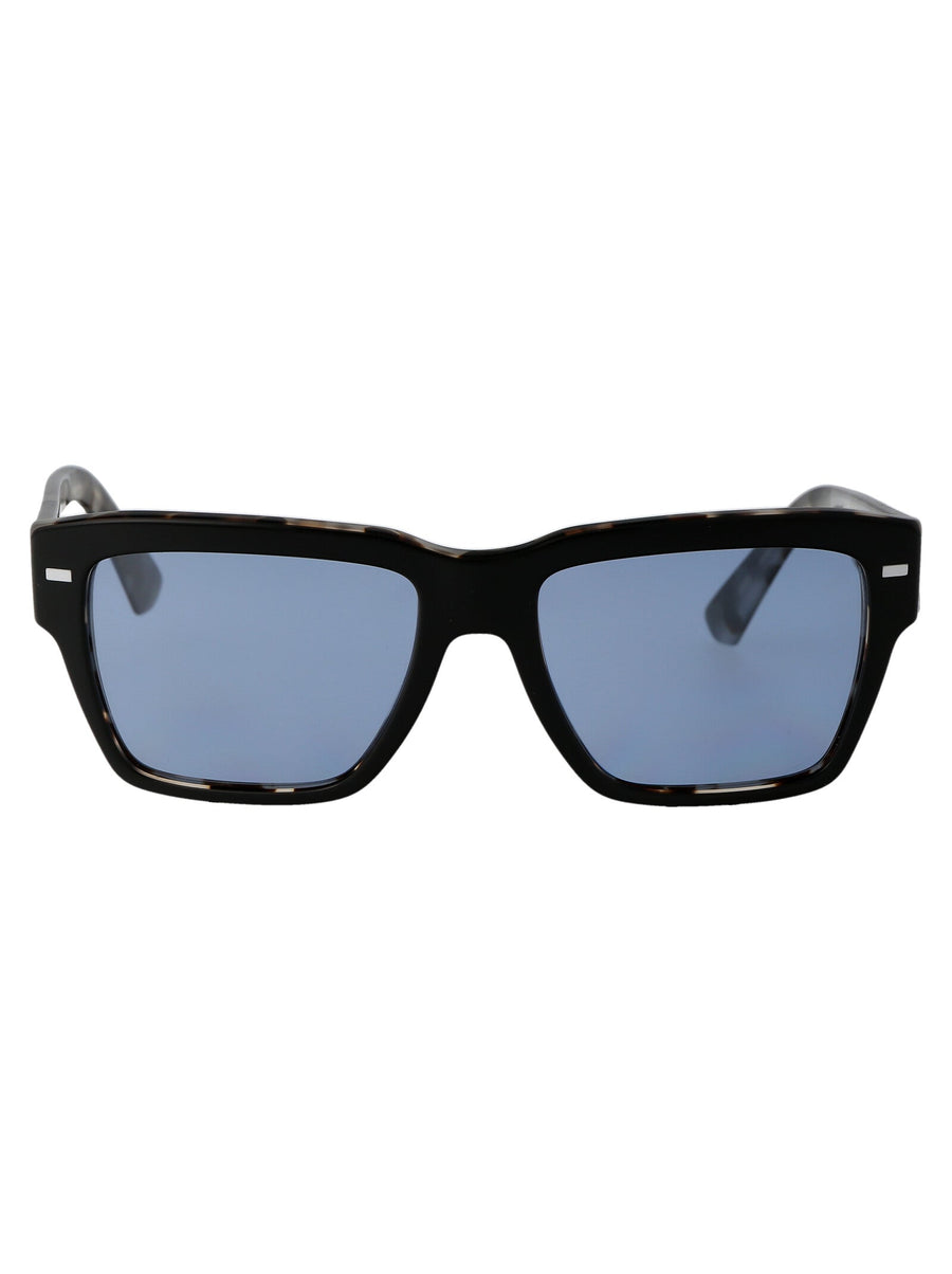 Sunglasses 0dg4431 Black On Grey Havana Acetate