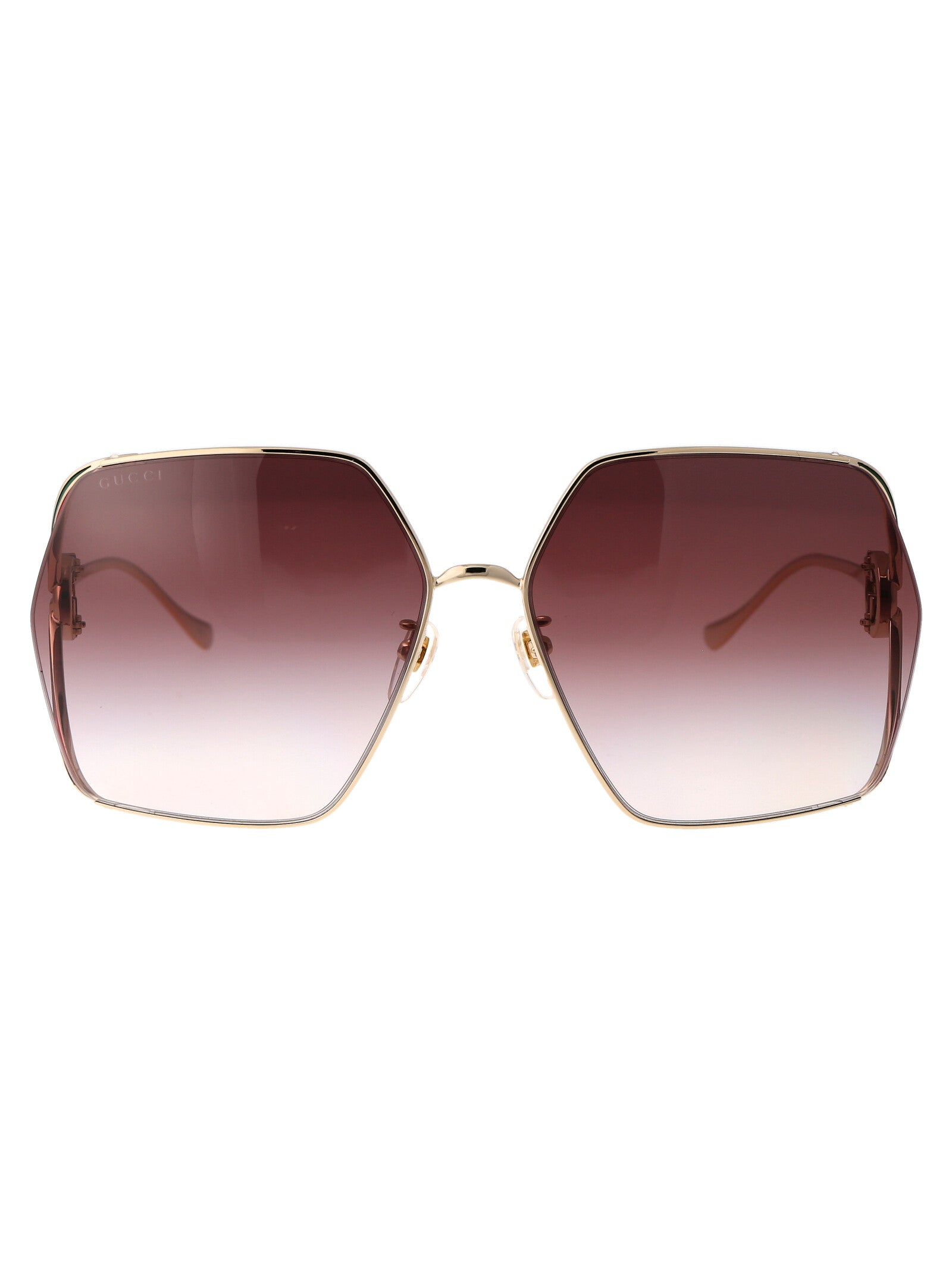 Gg1322sa 003 Gold Red Acetate Sunglasses