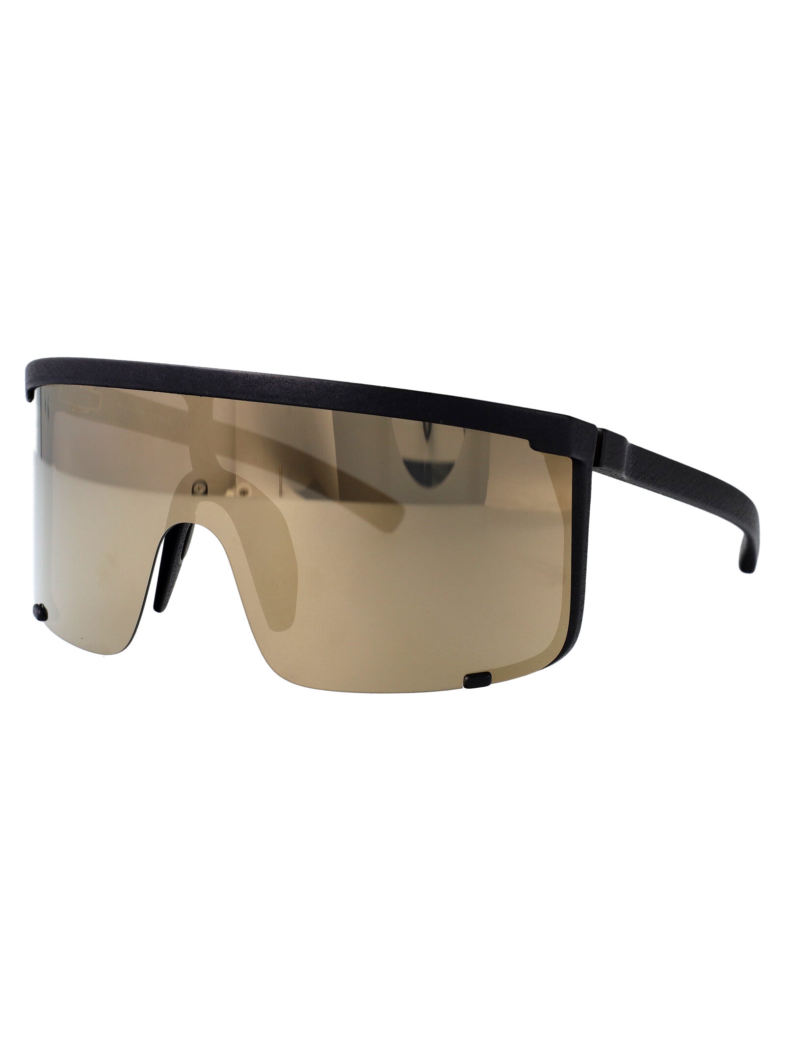 Rocket 301 Md1 Pitch Black Gold Shield Acetate Sunglasses