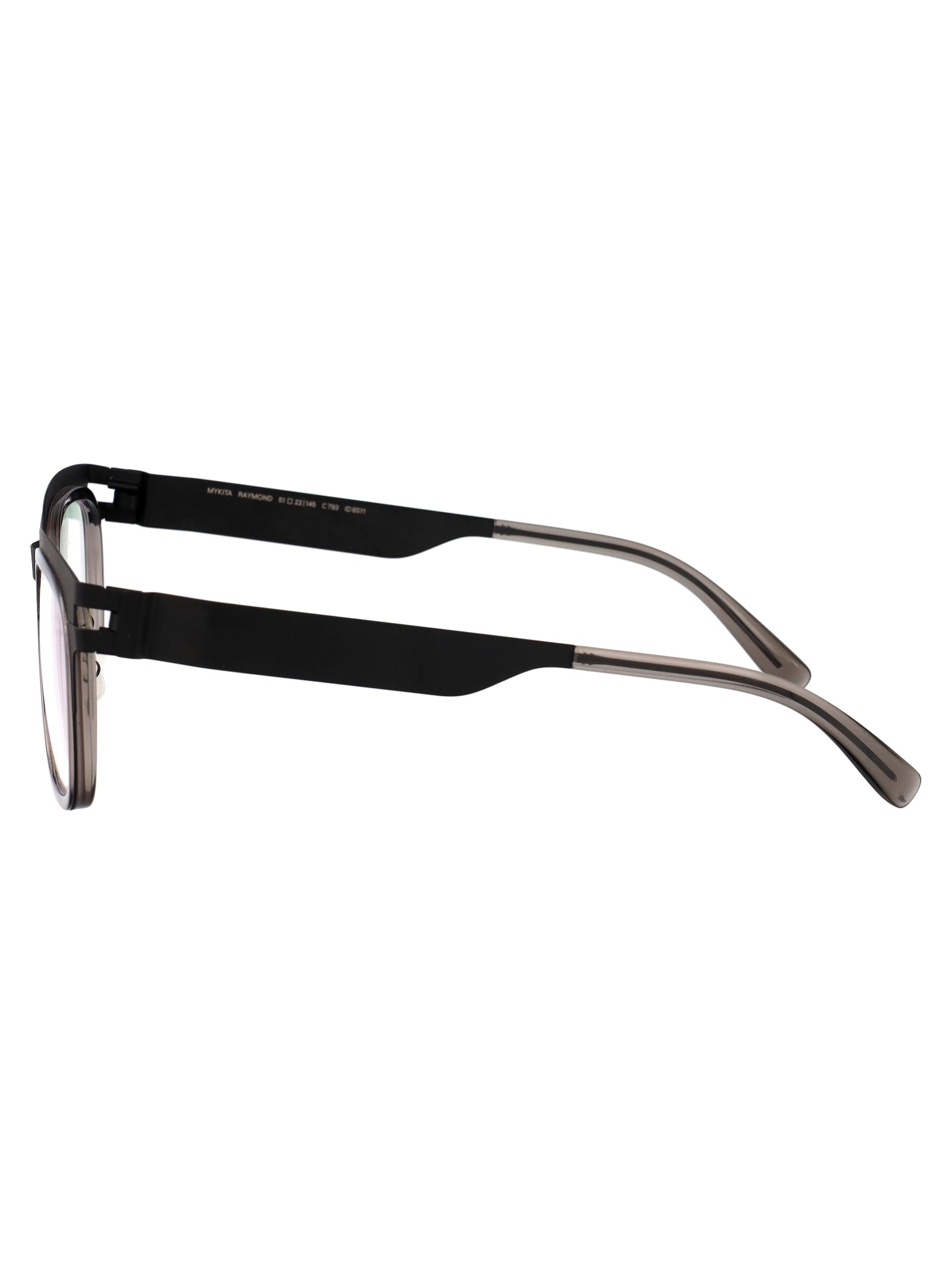 Raymond 793 Opt A77 Black/clear Ash Clear Acetate Optical