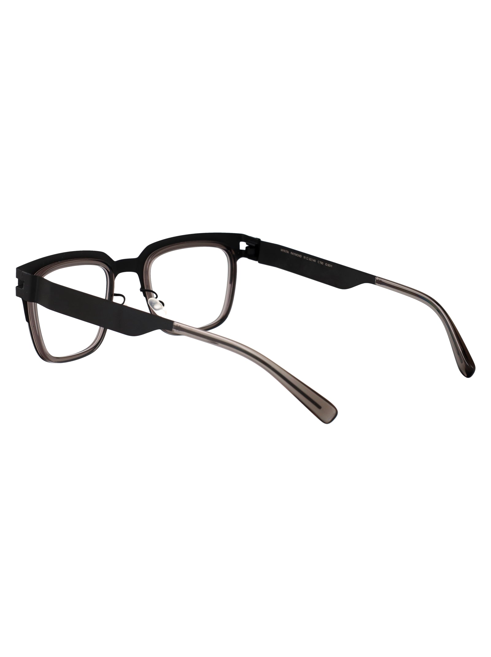 Raymond 793 Opt A77 Black/clear Ash Clear Acetate Optical