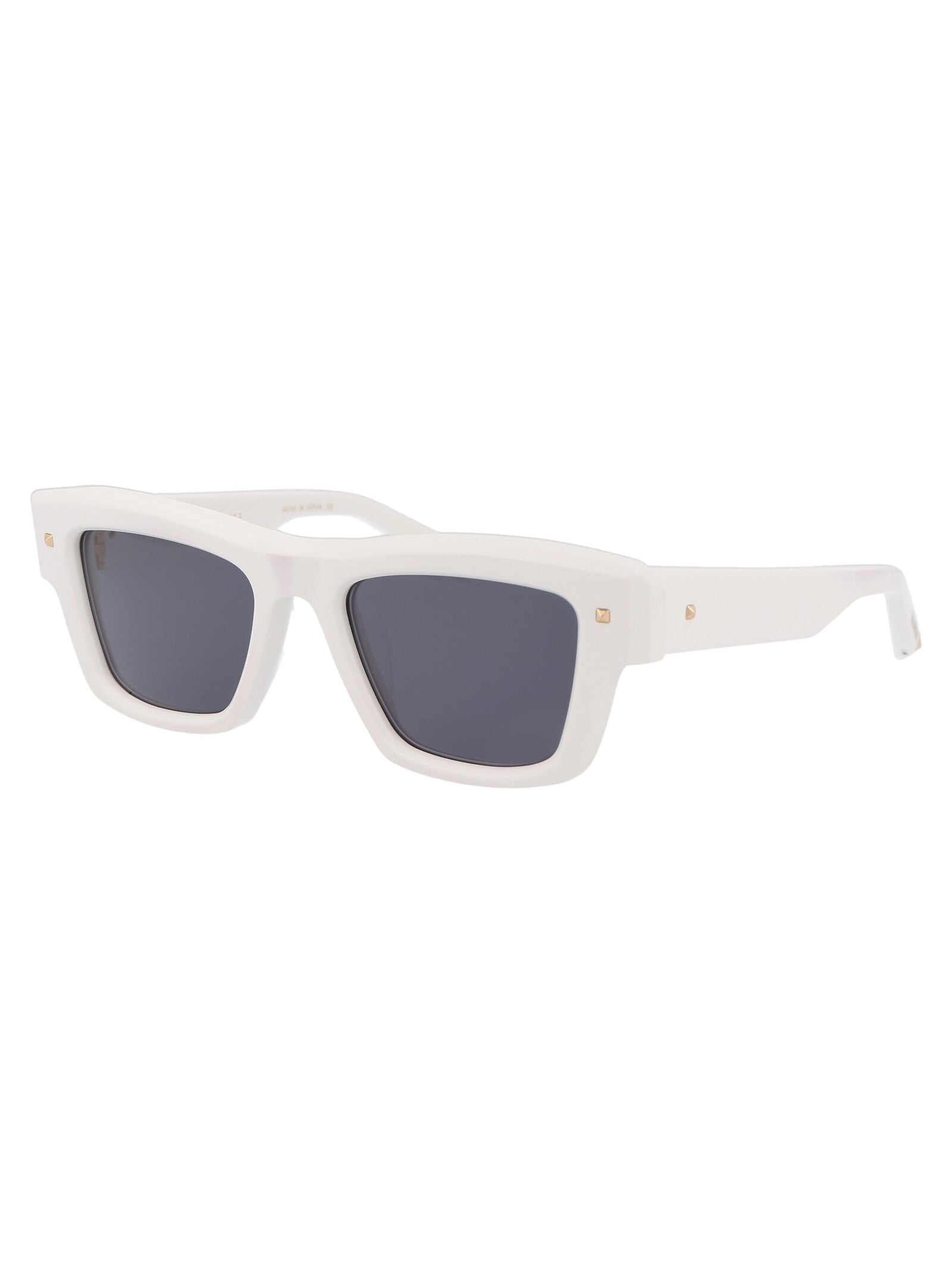 Vls-106c-50-Ltd500 Wht White - Yellow Gold W/dark Grey Acetate Sunglasses