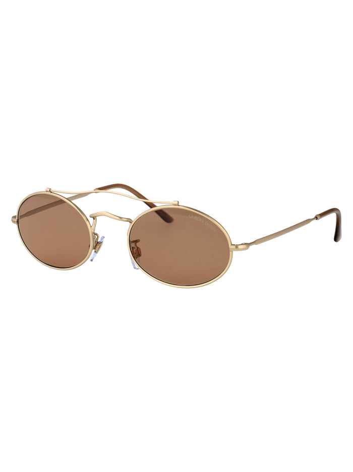 0ar 115sm 300253 Matte Pale Gold Metal Sunglasses
