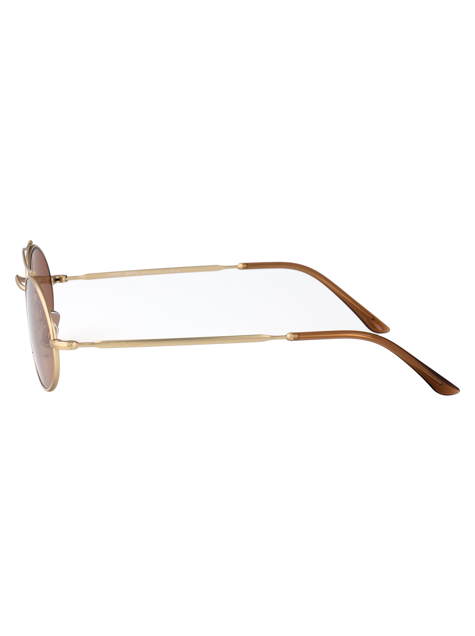 0ar 115sm 300253 Matte Pale Gold Metal Sunglasses